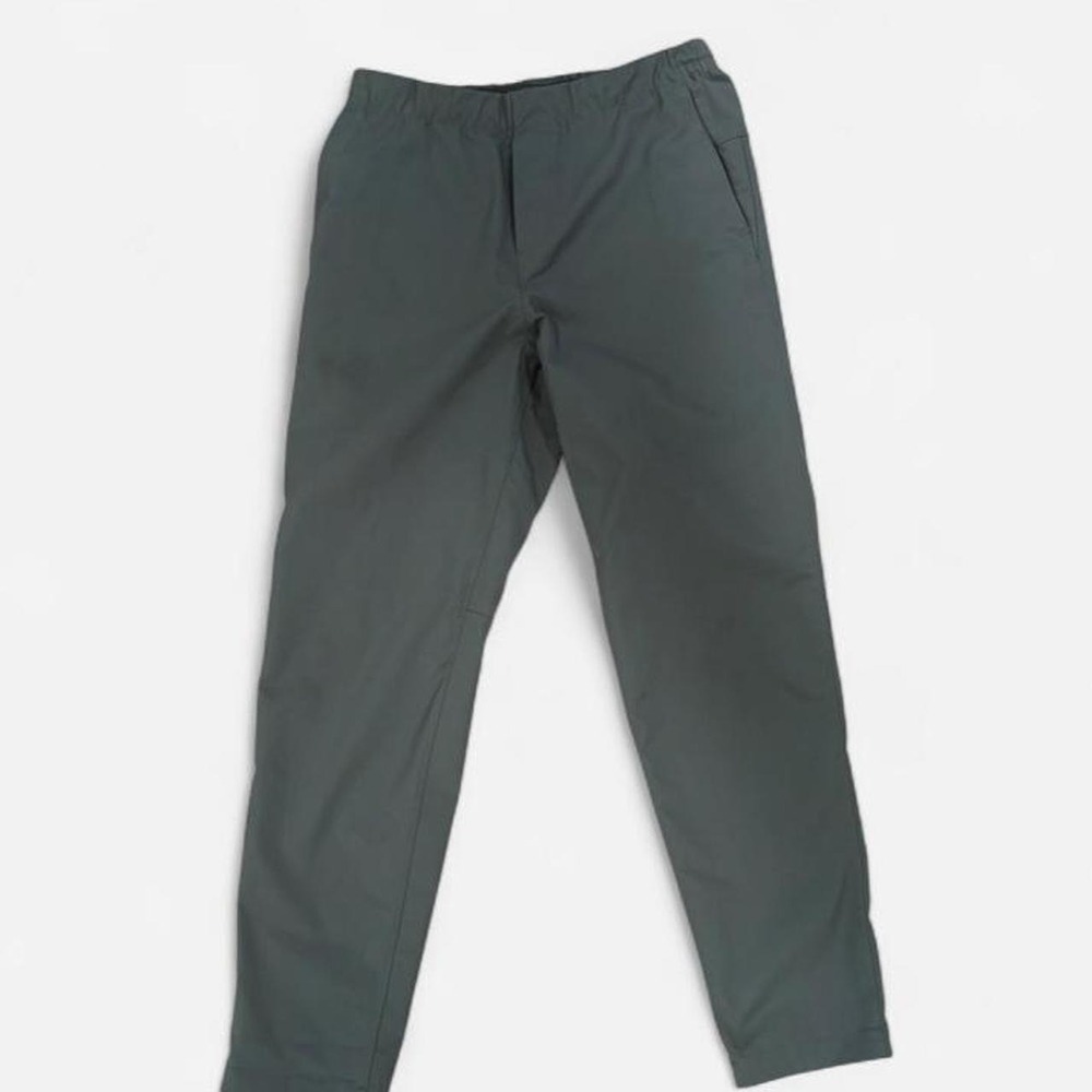 Lululemon Jogger Pants Mens Small Olive Green Stretch Drawstring Athletic